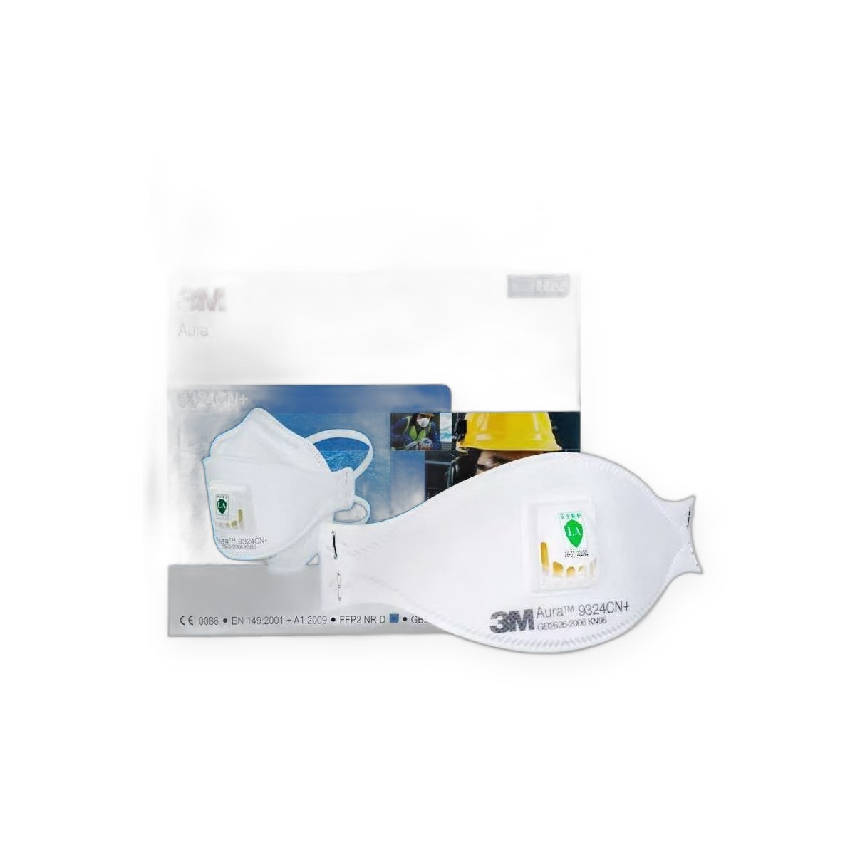 FFP2 respirator mask with valve, individual packaging