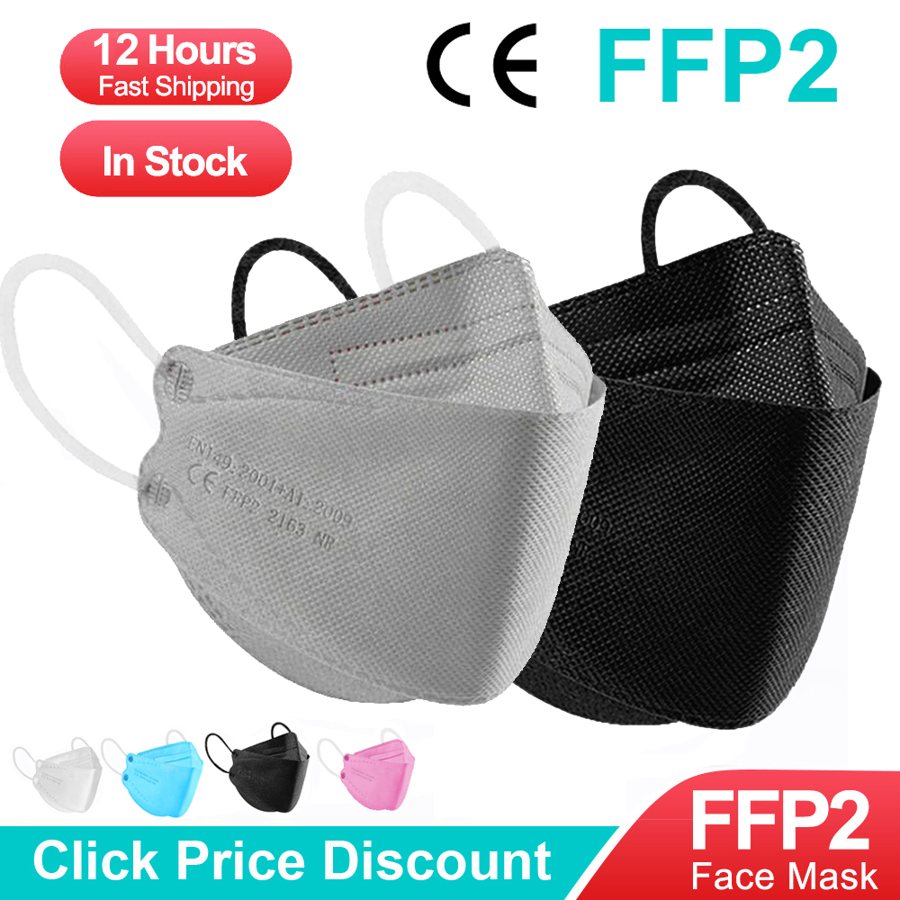 FFP2 dust respirator mask, 4 layers