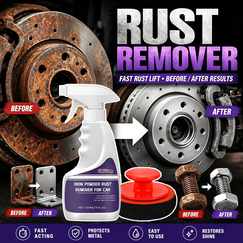 Rust remover and rust inhibitor, long lasting
