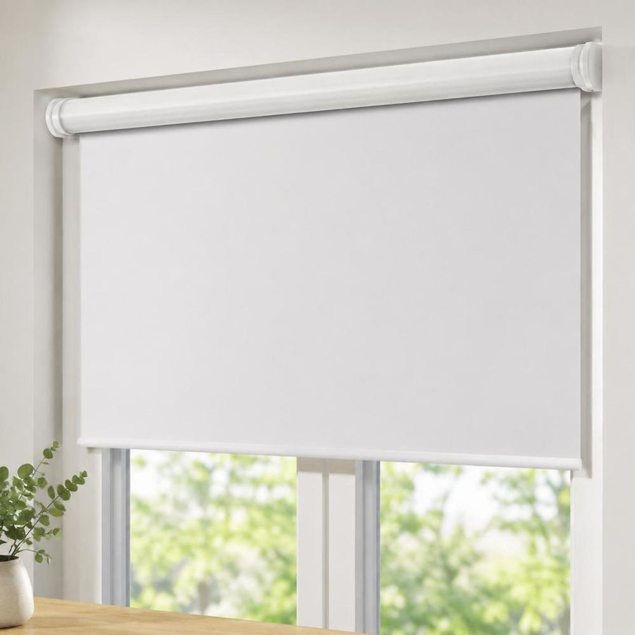 Blackout roller blind, white, 164.4 x 175 cm