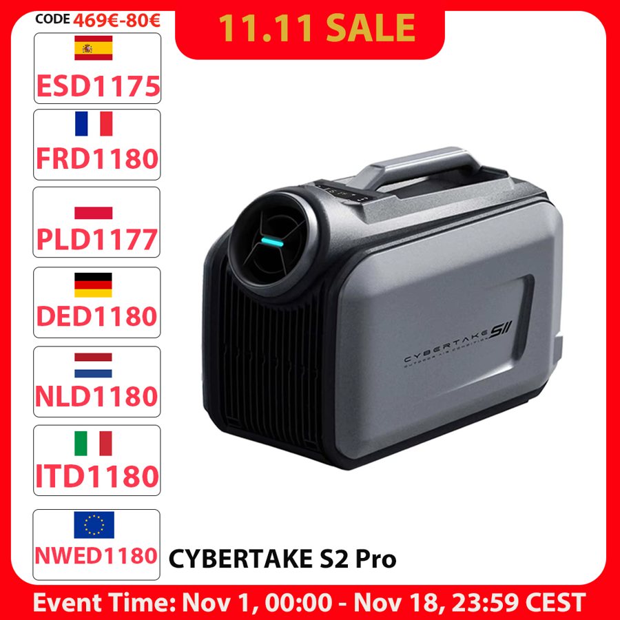 Portable outdoor air conditioner, cooling and heating, active drain