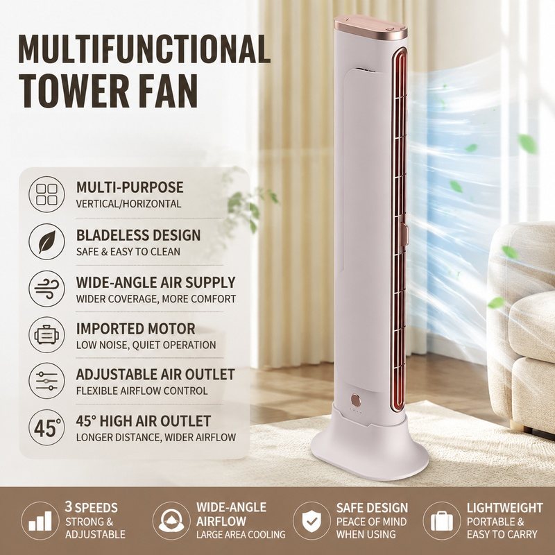 Small USB office fan, vertical and horizontal