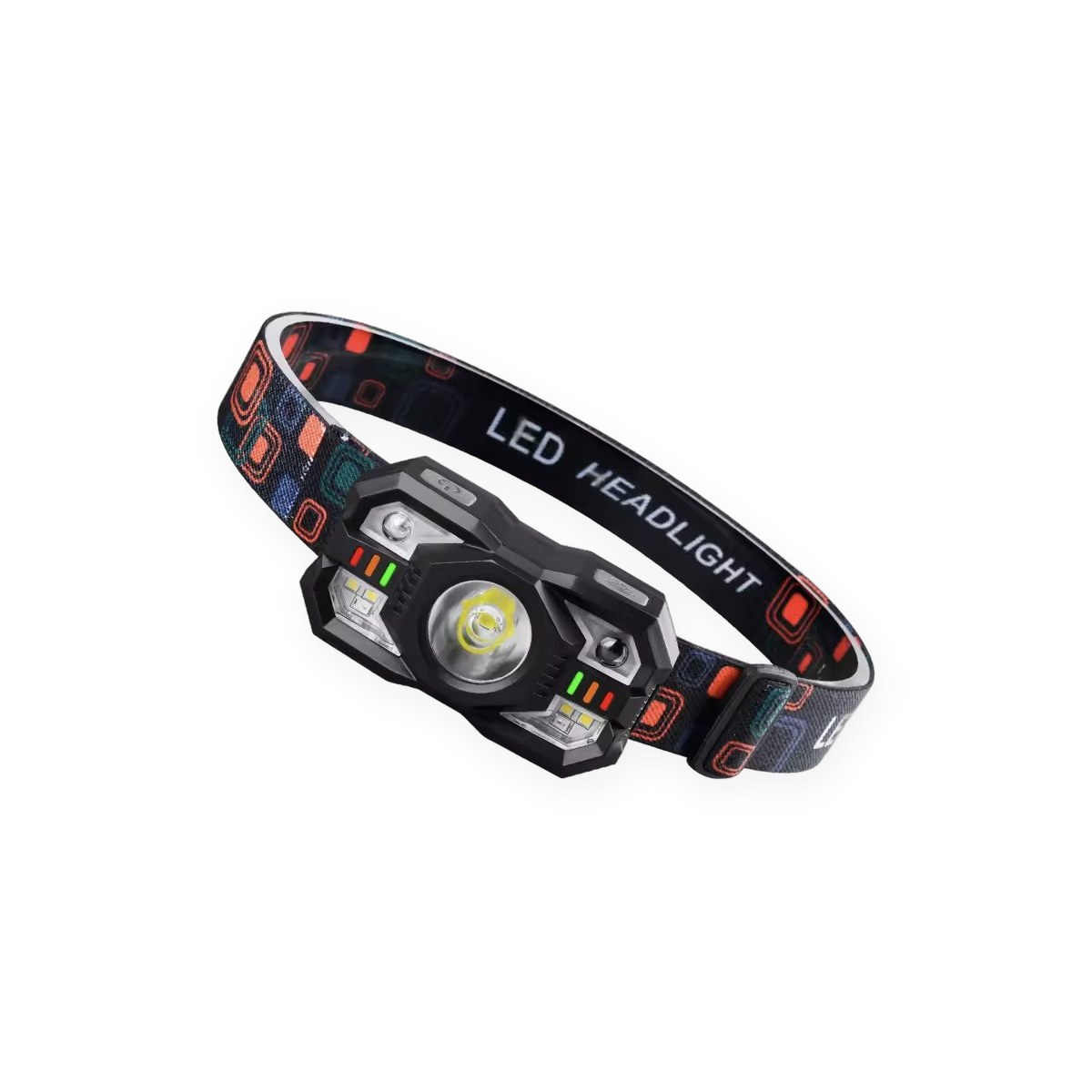 Motion Sensor COB Headlamp with 1200mAh Battery