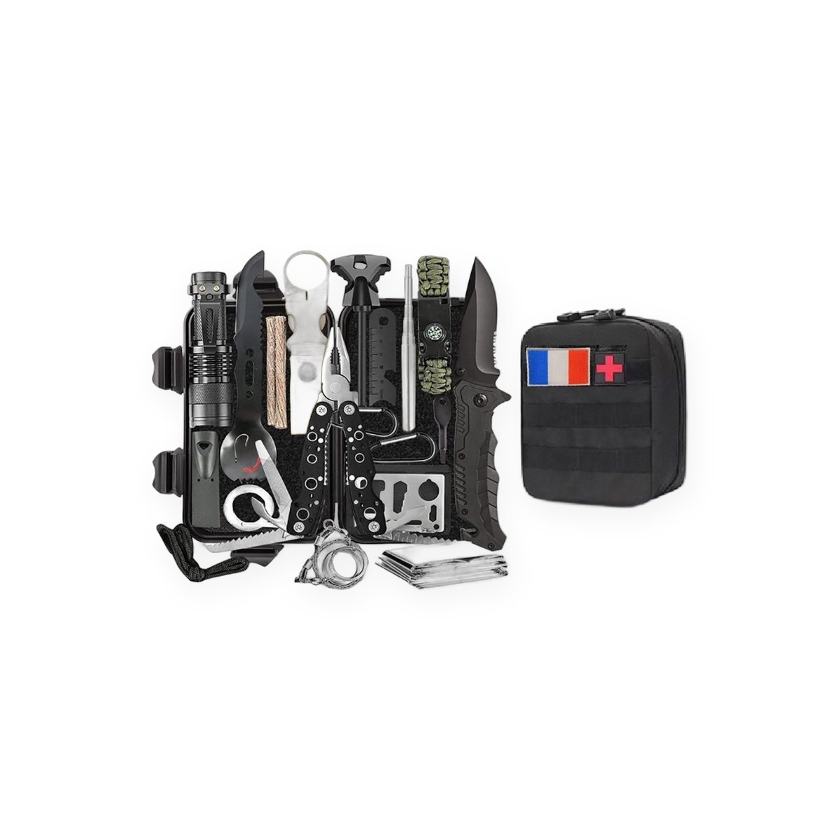 22-in-1 Survival Kit Backpack