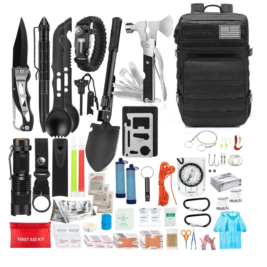 Bug Out First Aid Backpack with Gear Straps