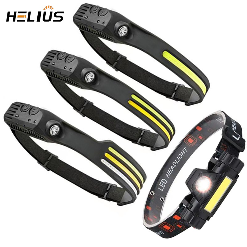 COB Motion Sensor Rechargeable Headlamp