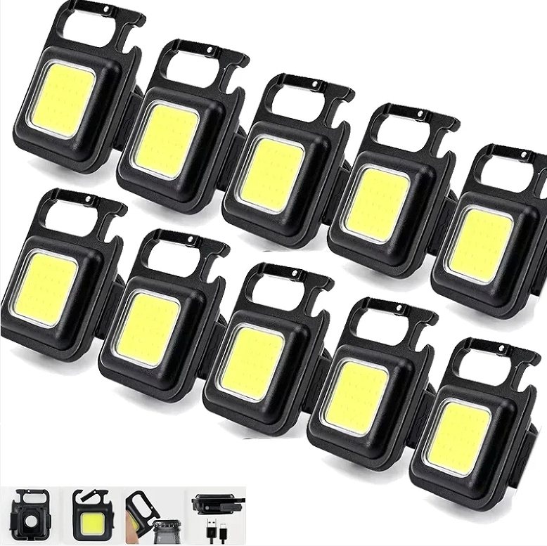 Mini Rechargeable Keychain LED Torch