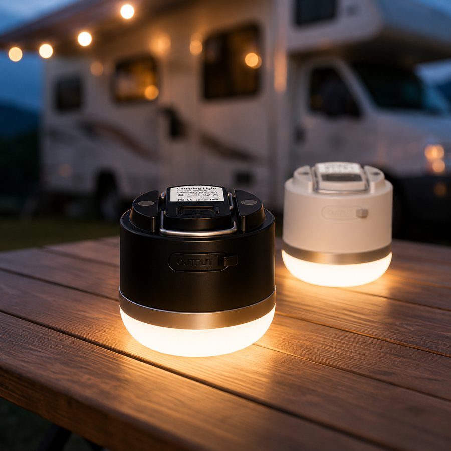 Rechargeable LED Camping Lamp with Hanging Hook