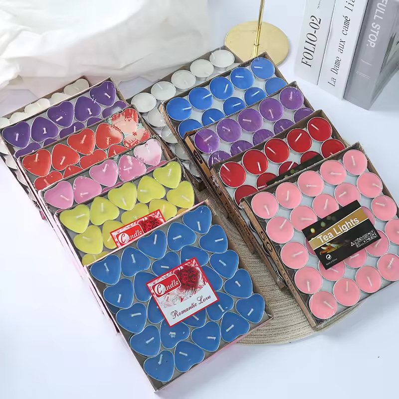 Round Tea Wax Candles