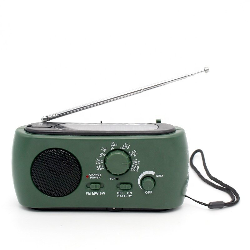 AM/FM Emergency Radio with Solar and Dynamo