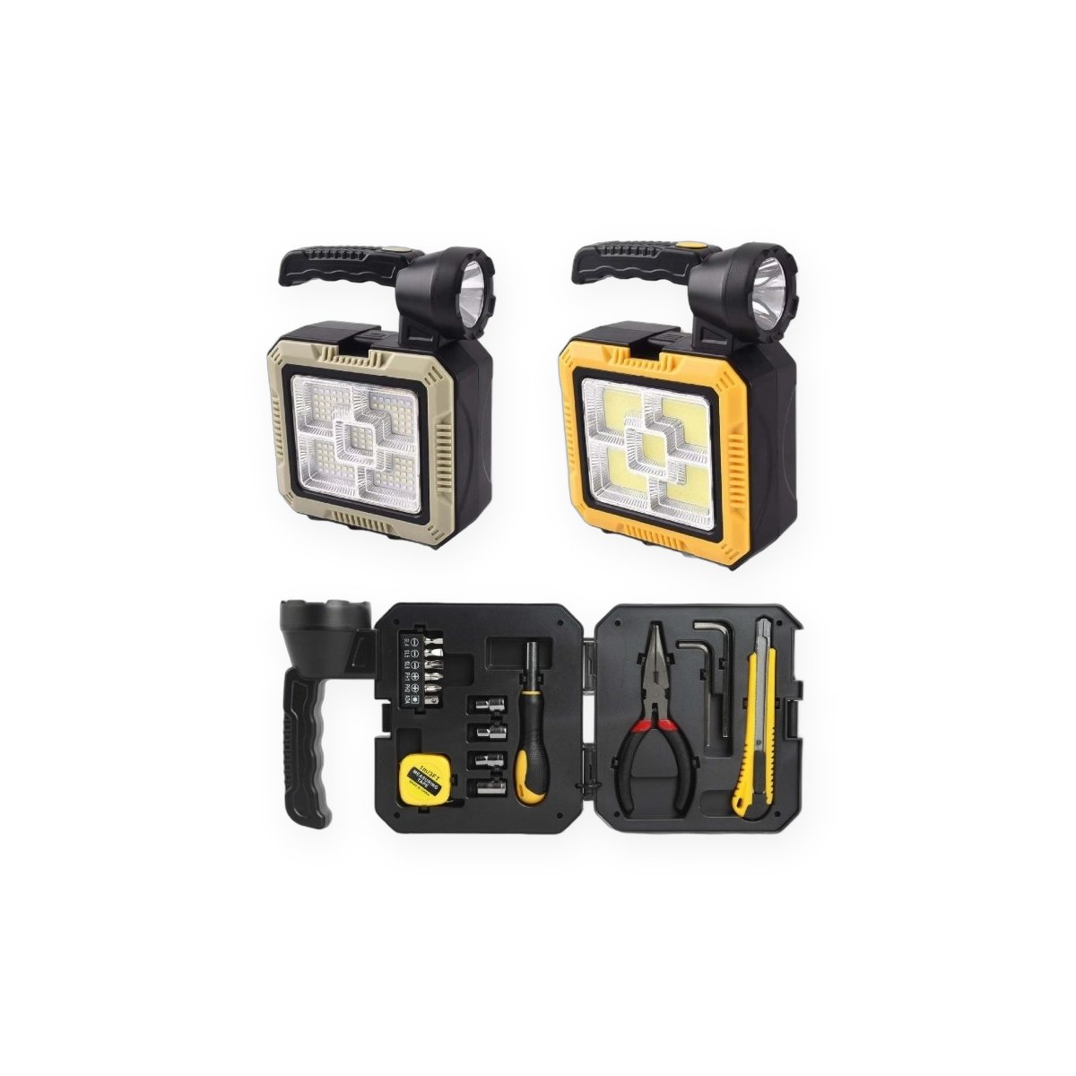 Solar Camping Lantern with Tool Kit