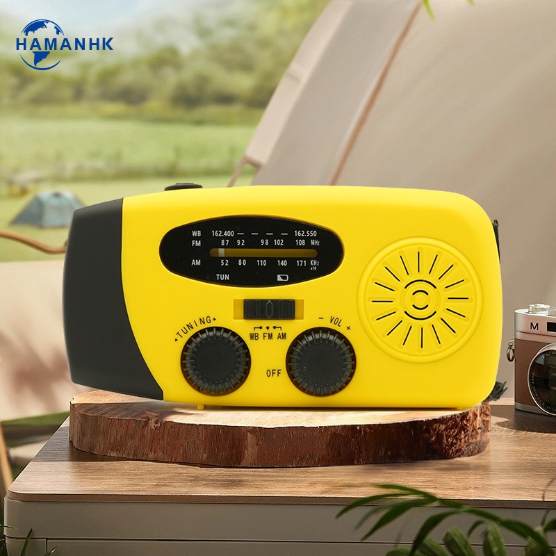 SOS Solar Hand Crank Weather Radio