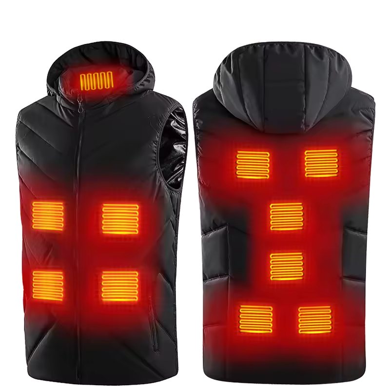 Men's Waterproof Heated Ski Jacket with 9 Zones