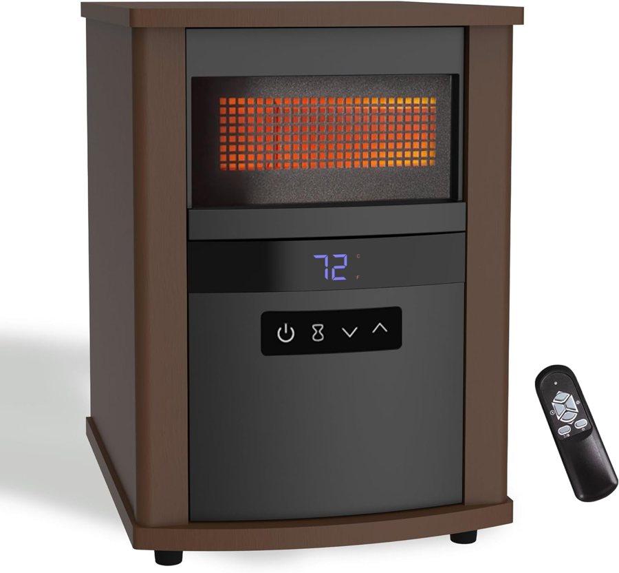 Portable Infrared Quartz Heater with Overheat Protection
