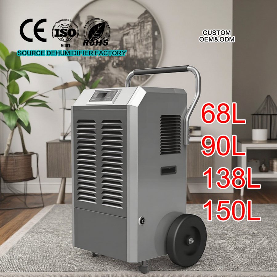Portable Room Dehumidifier 90L