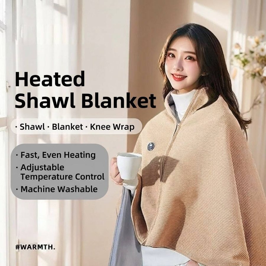 Single Electric Heated Satin Throw