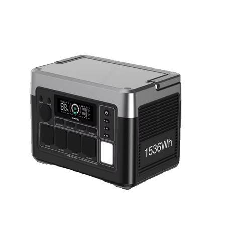 1800W Portable Power Station with 1536Wh LiFePO4 Battery