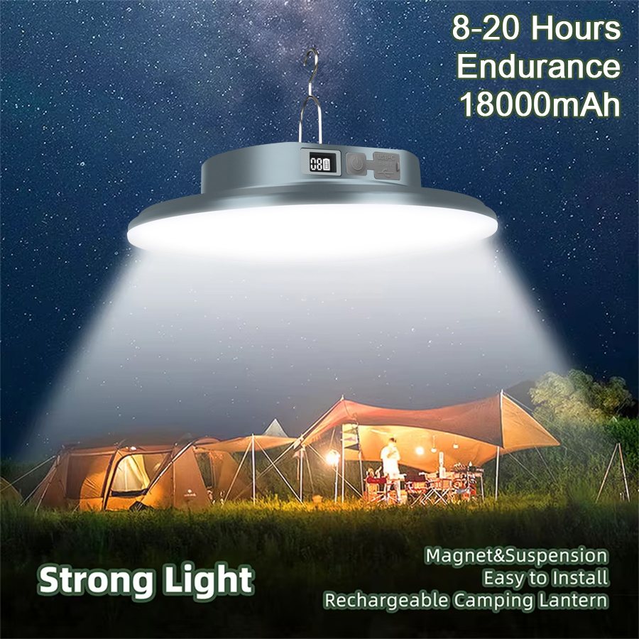 18000mAh rechargeable LED tent light and lantern