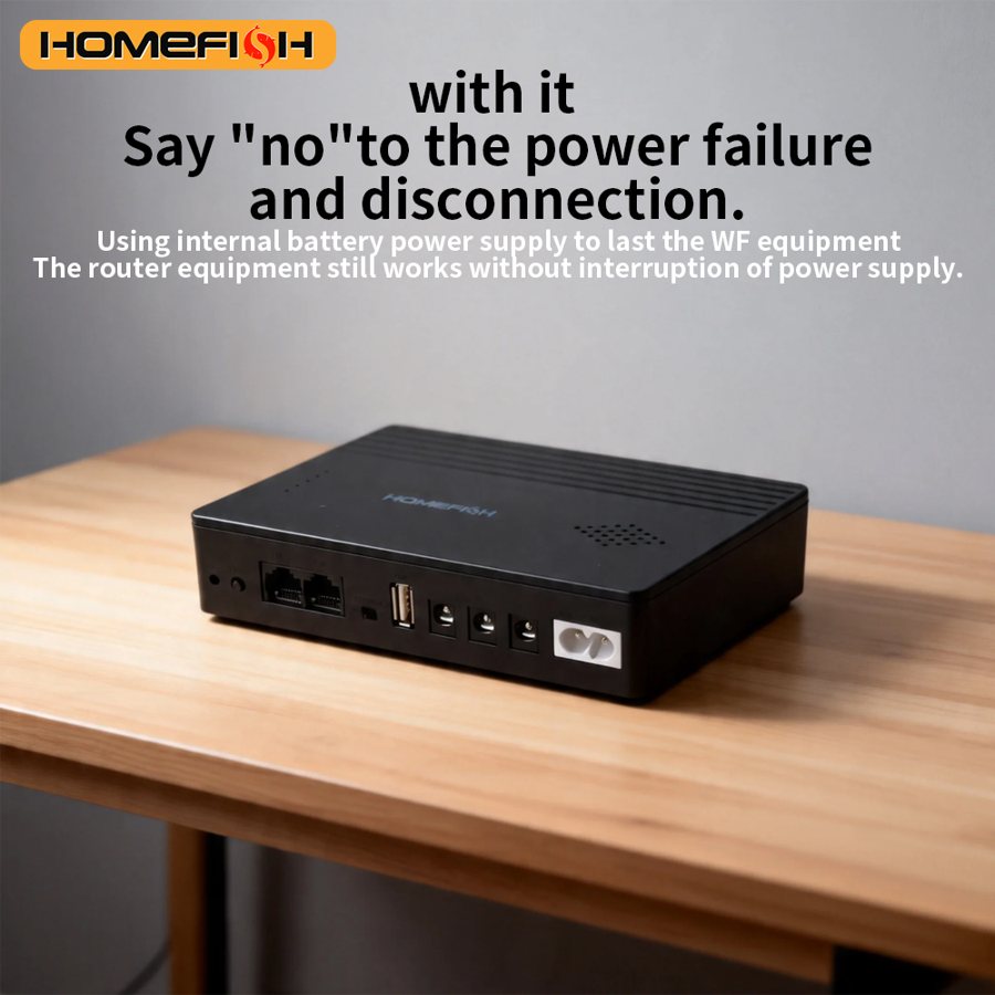 18W mini UPS with 5V, 9V and 12V output