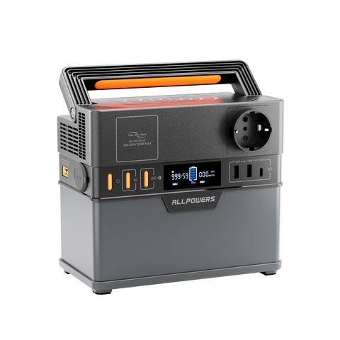 300W Portable Power Station with 288Wh Battery and Wireless Charging