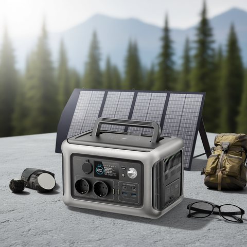 600W Portable Power Station with 299Wh LiFePO4 Battery