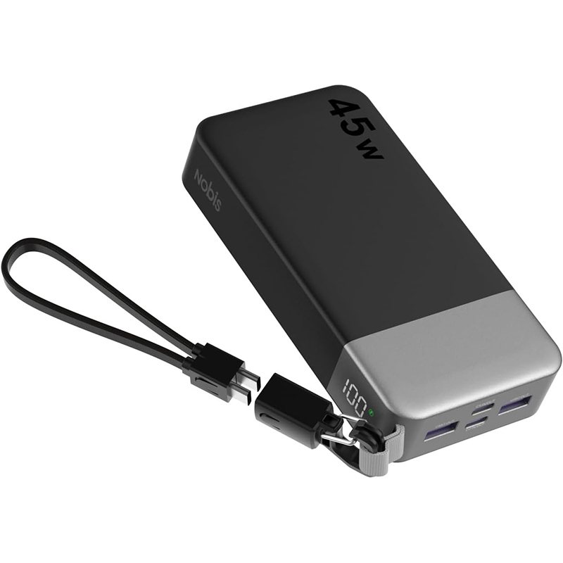 45W 20000mAh power bank, PD 3.0 and QC 4.0