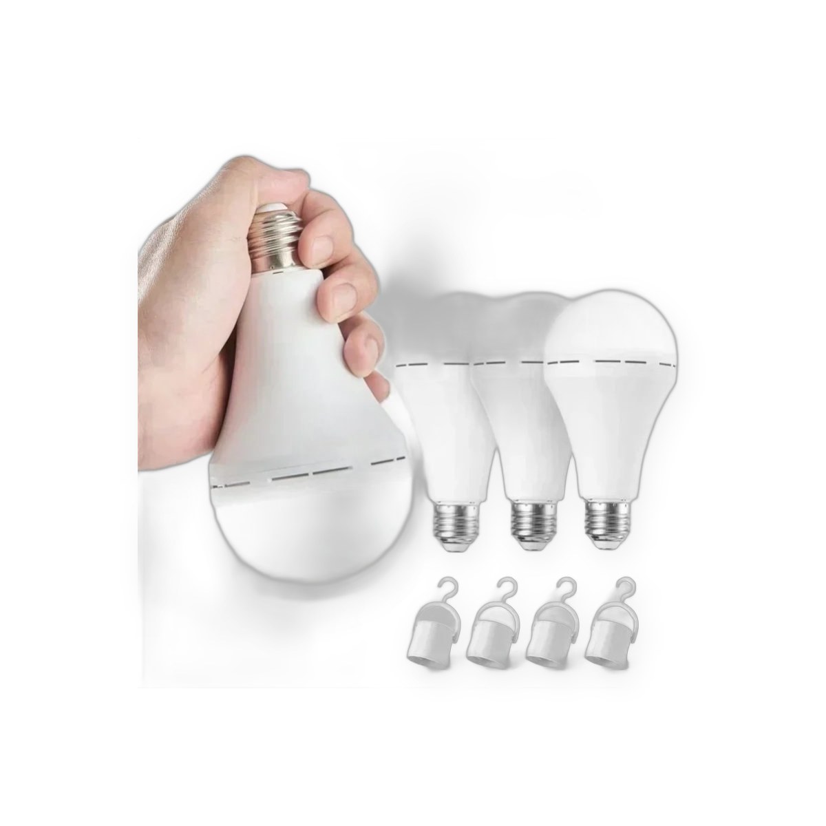7W to 15W E27 rechargeable LED bulb, 220V