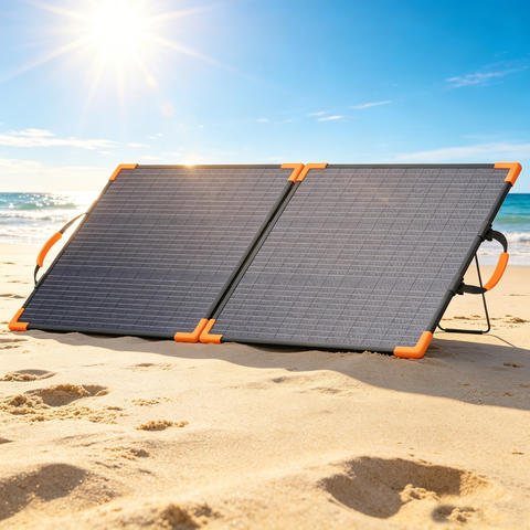 100W Foldable Solar Panel with Bifacial Cells
