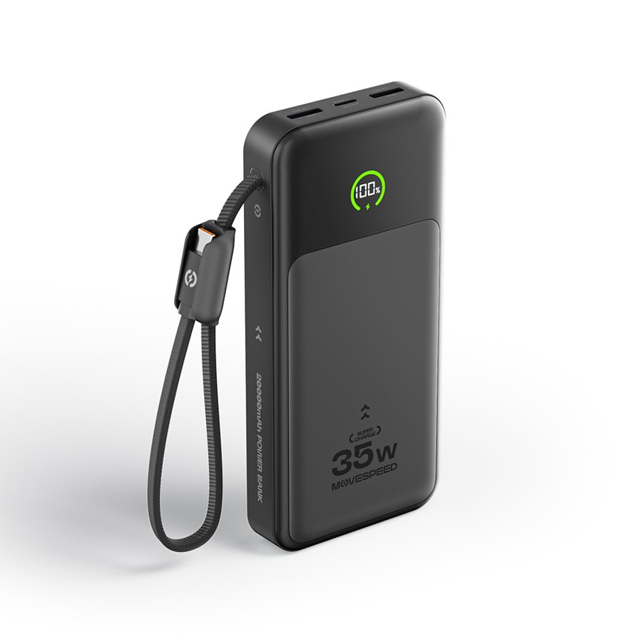 20000mAh power bank, 35W fast charging