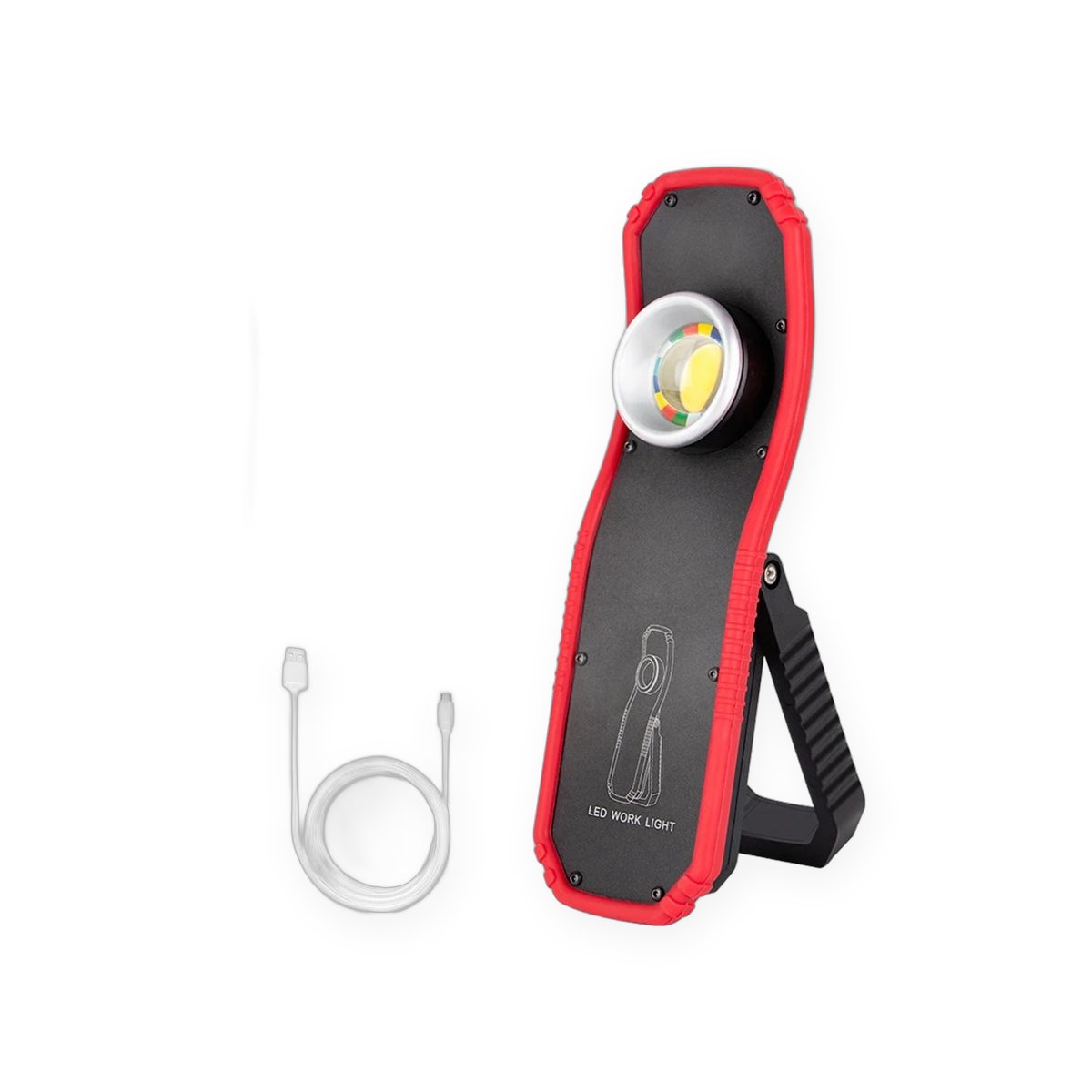 USB rechargeable magnetic COB torch and lantern