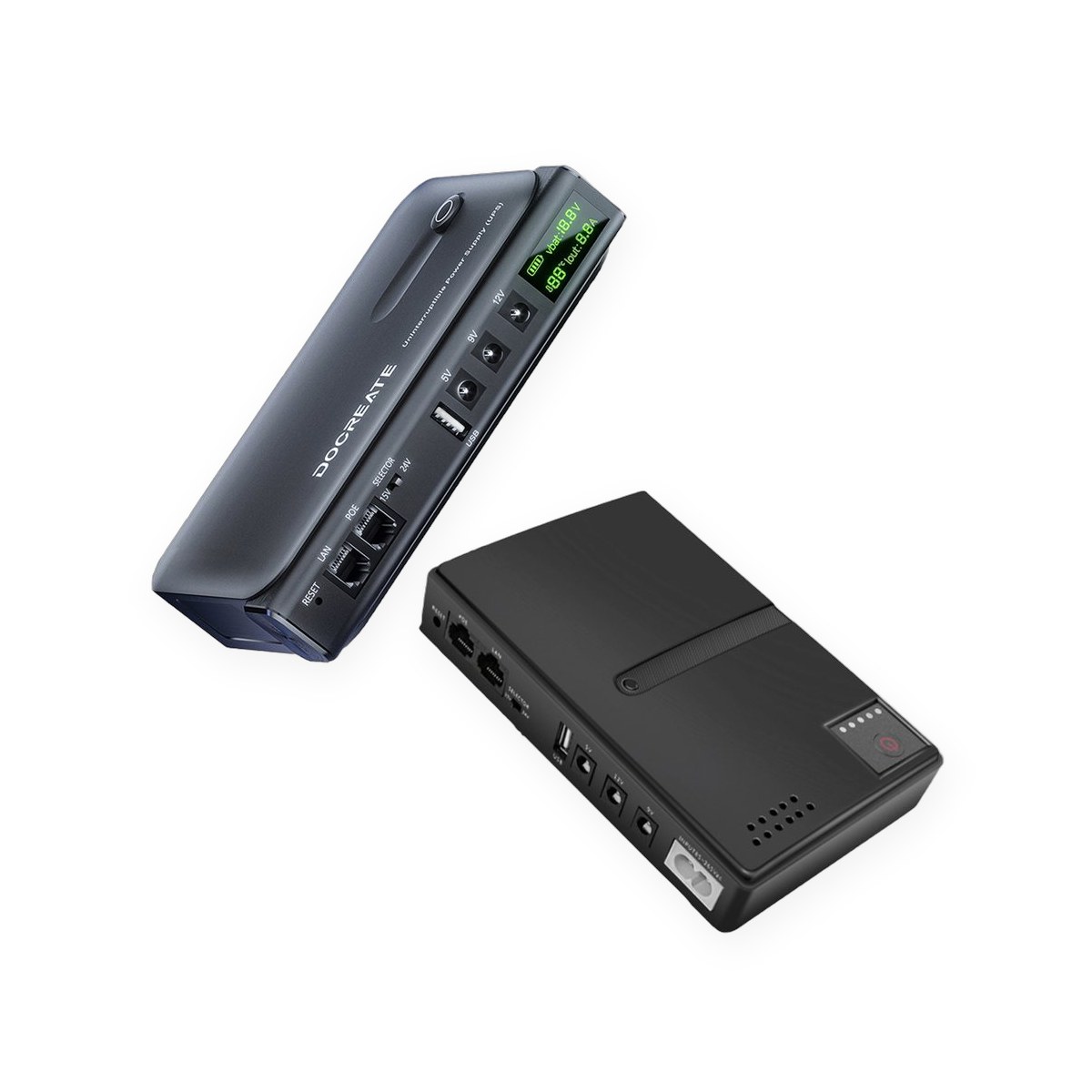 Portable UPS for routers, 18W and 36W