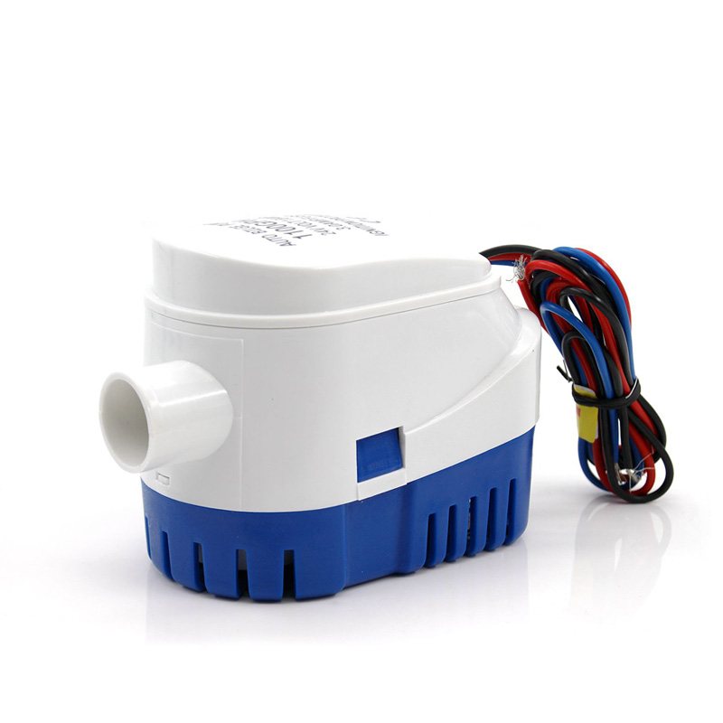 Automatic submersible bilge pump, 12V / 24V DC, for boats