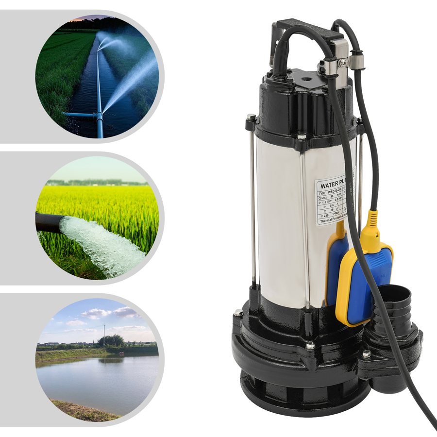 Submersible sewage pump, 36000 L/h, with float switch
